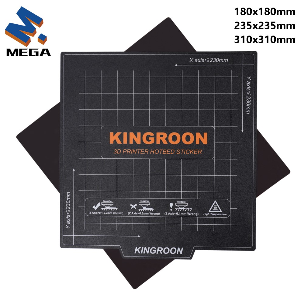 3D Printer Stand - KINGROON Flexible Magnetic Heatbed 180x180/235x235mm 3D
