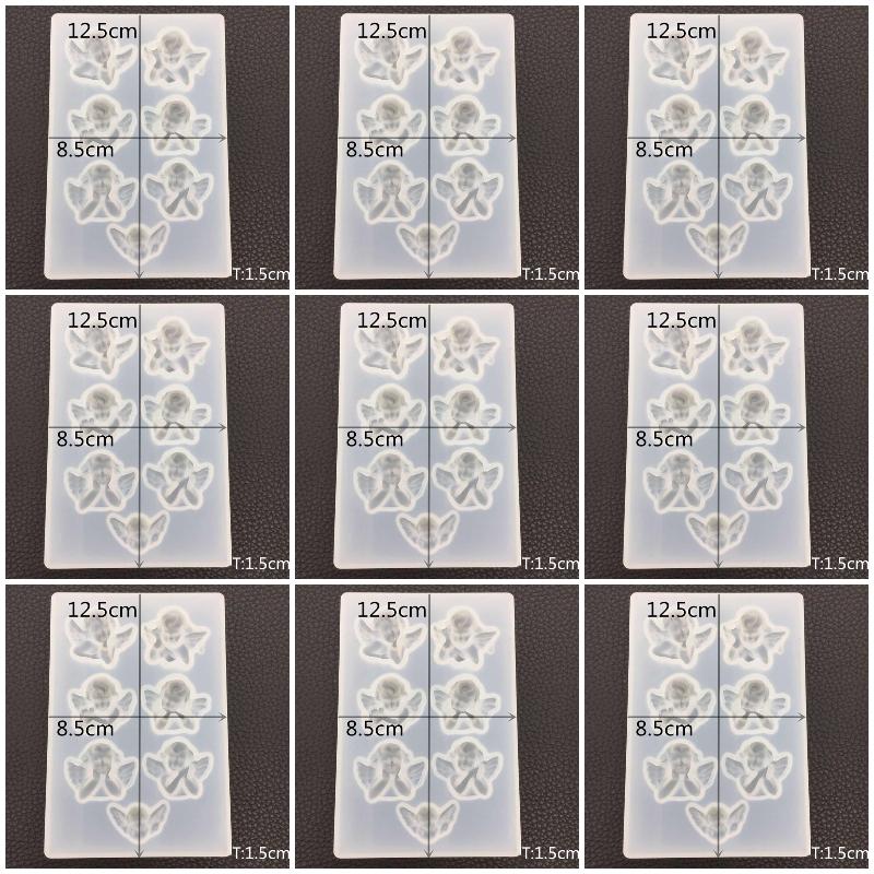 Resin - 9Pack X(Shape Silicone Mold for Resin