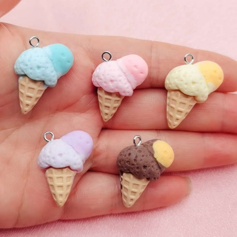 10pcs resin colored small fres - Resin 评论和价格