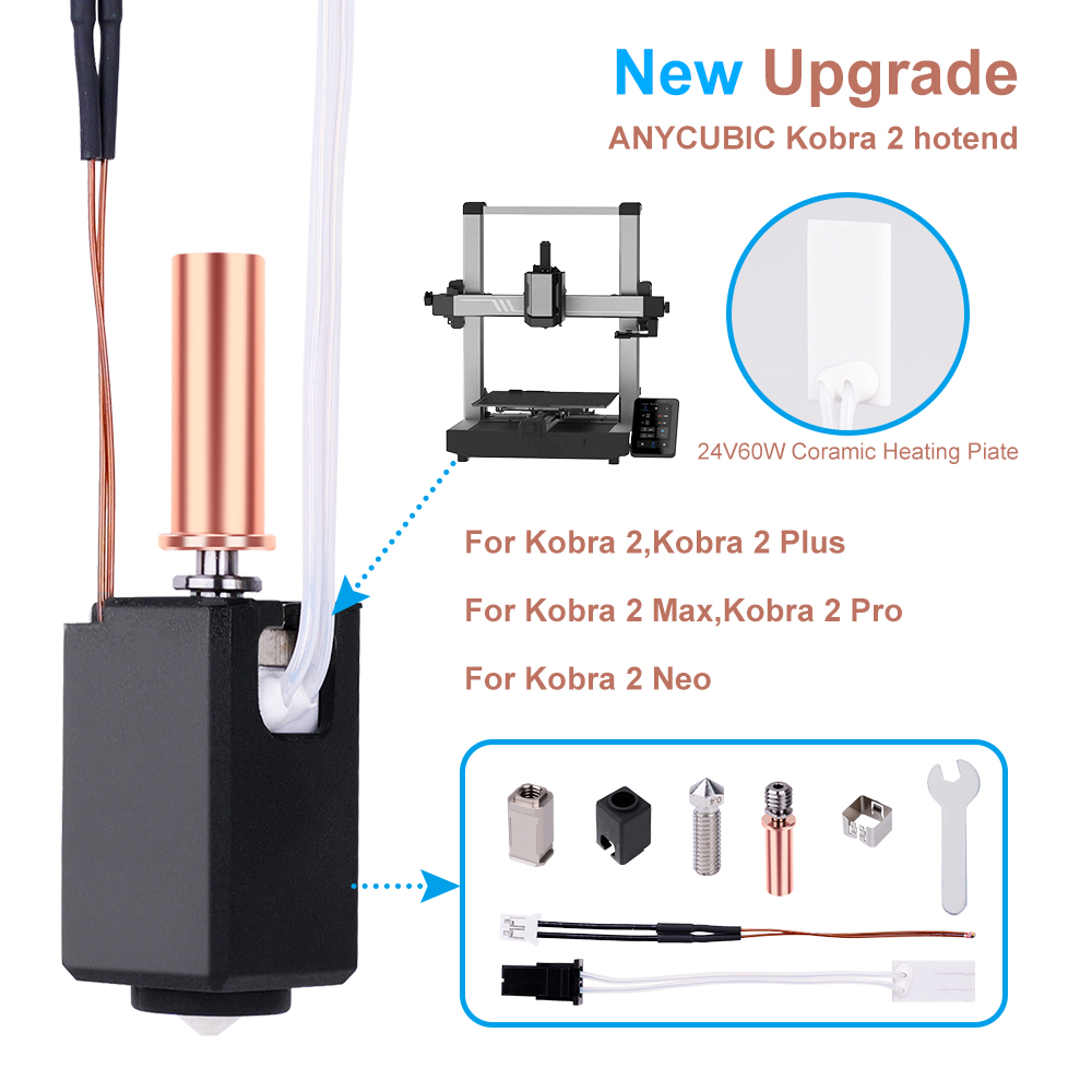 Hotend Kit for Anycubic Kobra  - Hotend Assembly 评论和价格