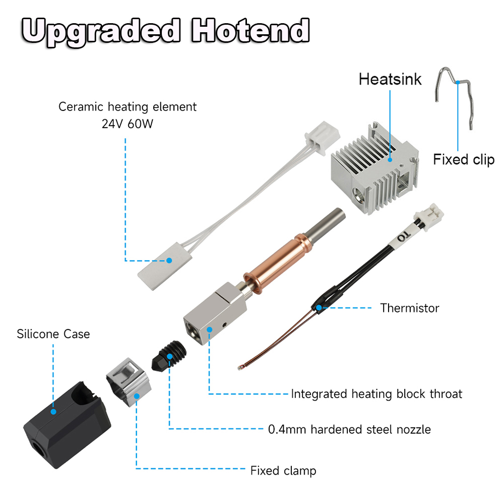 Upgrade Hotend Kit For Anycubi - Hotend Assembly 评论和价格