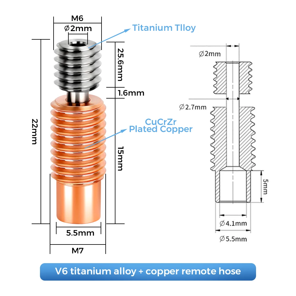 High Quality E3D V6 Throat V5  - Direct Drive Extruder 评论和价格