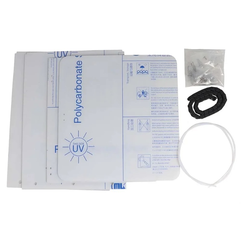 3mm Thick Transparent PC Sheet - Enclosure 3D Printer 评论和价格