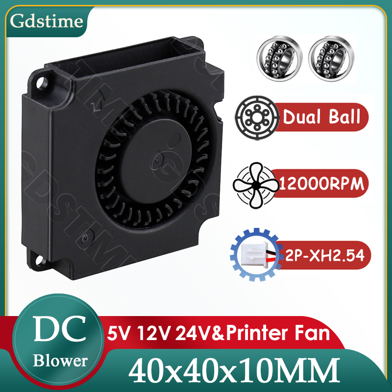 Gdstime 4010 Fan 24V 12V 5V 40 - Hotend Assembly 评论和价格
