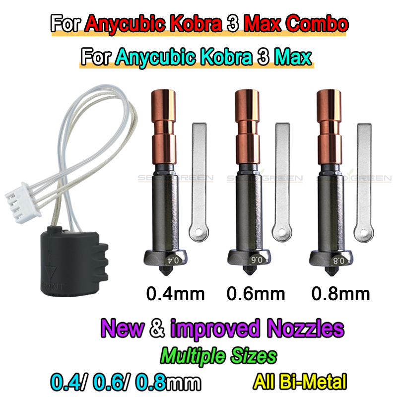 New Upgrade Nozzle For Anycubi - Hotend 0.4Mm 评论和价格