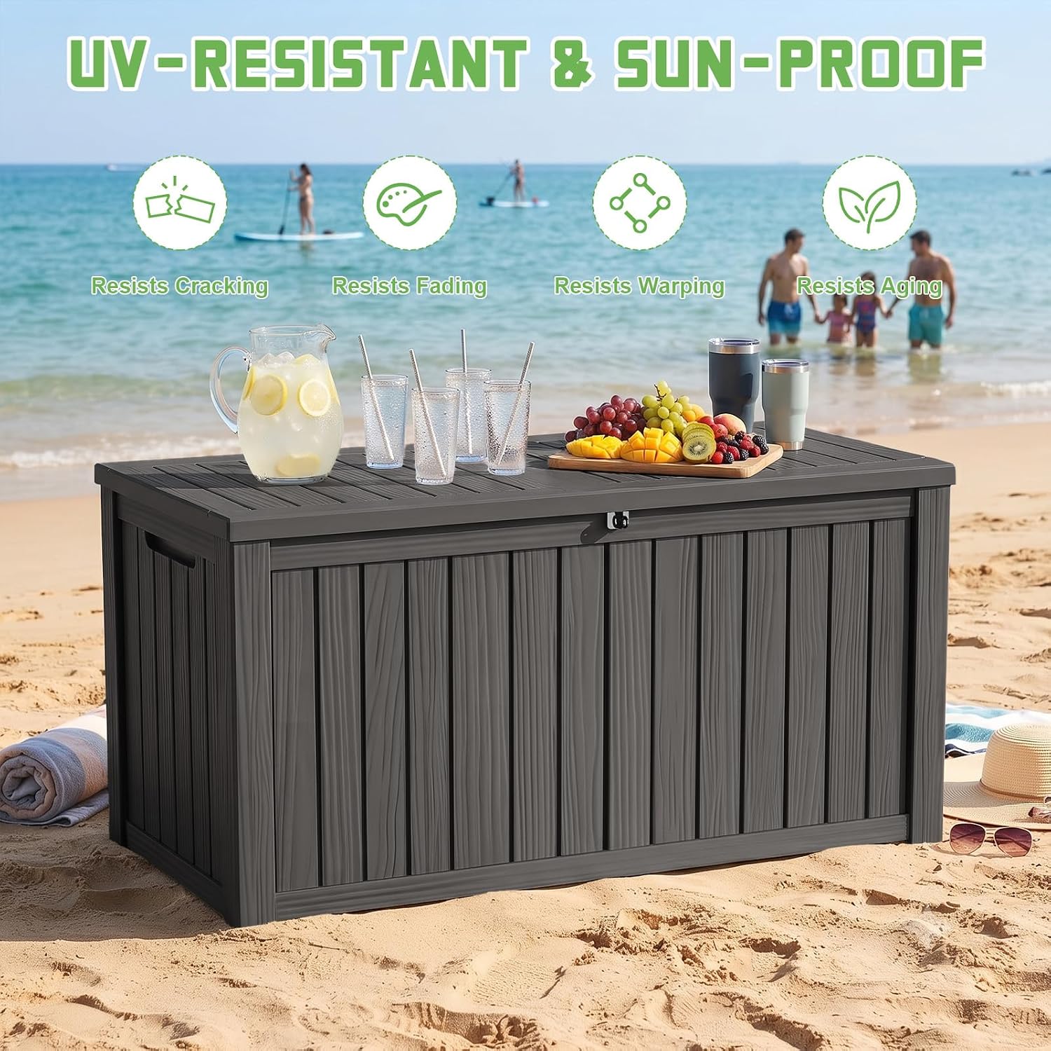 200 Gallon Lockable Resin Deck - Uv Resin 评论和价格