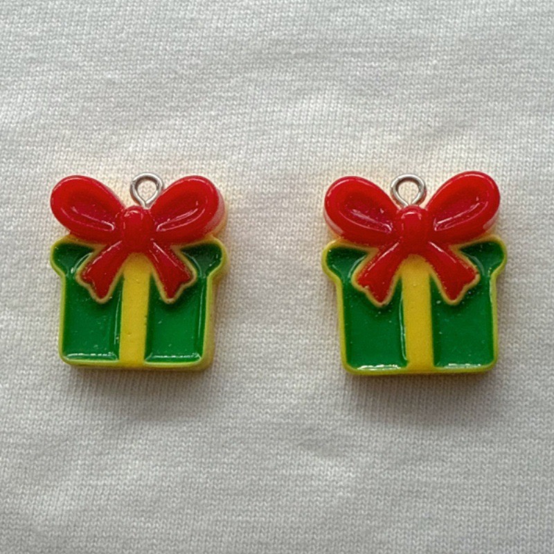 10pcs Christmas Cartoon Series - Resin 评论和价格