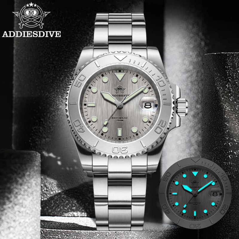 ADDIESDIVE AD2087 Men Watch Wa - Glass Bed 评论和价格