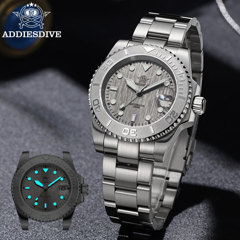 ADDIESDIVE AD2087 Men Watch Wa - Glass Bed 评论和价格